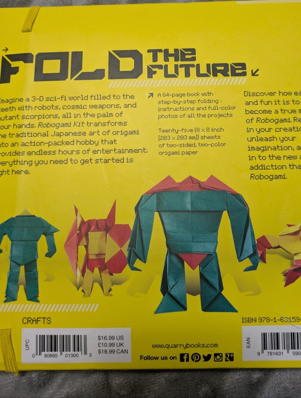 Origami Robot Kit - Yellow - Picture 2 of 5